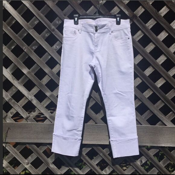 KUT from the Kloth Cameron Straight Leg White Jean - Picture 2 of 8